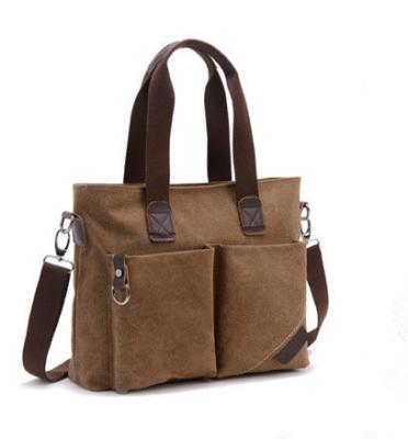 China Canvas Large Capacity Cross Shoulder Bag Single Shoulder With Adjustable Straps for sale