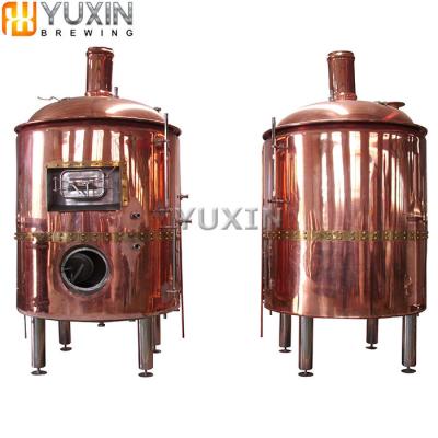 China 500 liter electric red copper brewery beer brew kettle brew kettle for sale for sale