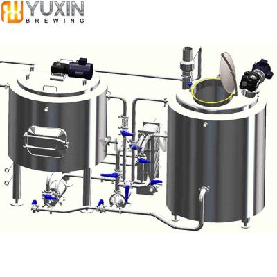 China Home Brew / Pilot / Mini Bar / Restaurant 200L Beer Trial Home Brew Device for brewmaster for sale