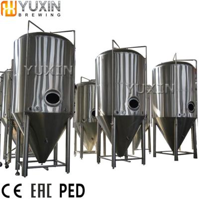 China Brew bar / beer factory fermenter stainless steel draw arm conical beer tank for sale