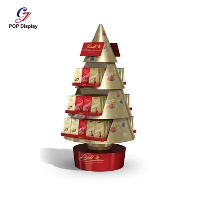 China Supermarket Festival Christmas Tree Cardboard Display Paper Display, Customized for Mall, Corrugated Supermarket Christmas CYJ- L011 1-2days for sale