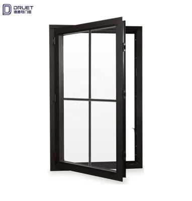 China Swing NFRC Certified USA Boston Manufacturer Chain Winder Aluminum Popular Direct Awning Window for sale