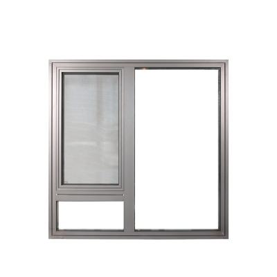 China Swing Xinya 88 Double Inner Opening Aluminum Windows and Doors Break Aluminum Windows Thermal Inline Windows for sale