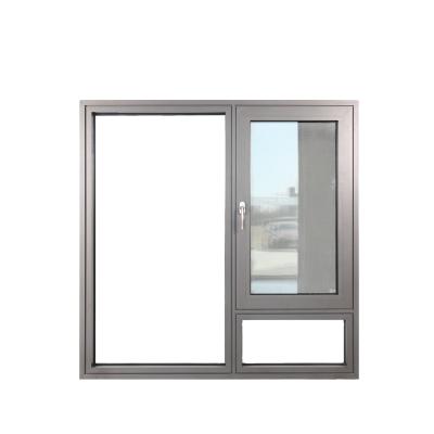 China XINYA108 cheap price customized external opening inline swing window AS2047 profile aluminum window for sale