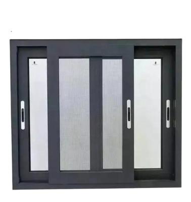 China Factory Supply Australian Standard AS2047 Aluminum Double Gloss Sliding Doors Windows for sale