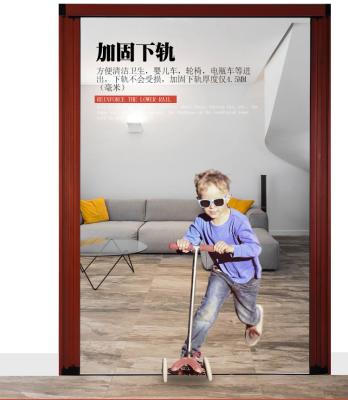 China DIY Anti Missile Folding Screen System Mosquito Window Anti Missile Application Pleated Insect Screen Door/No Barrier Mosquito Net Door for sale