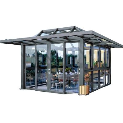 China Modern Aluminum Glass Profile Solarium Part For Building Project for sale