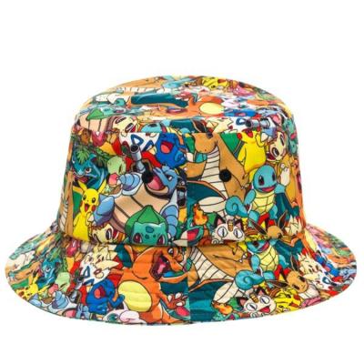 China JOINT Custom 100% Cotton / Polyester Designs Your Own Anime Bucket Hat for sale