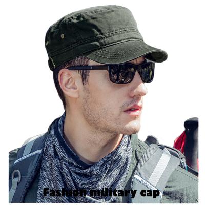 China Custom Hot Selling COMMON Flat Top Hat Army Plain Military Hat, Fashion Military Style Embroidery Army Hats Military Hats for sale