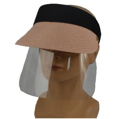 China COMMON Protective Mask High Quality Hat Outdoor Bucket Hat With TPU Sun Visor Functional Hat Logo Custom Wholesale Straw Hats for sale