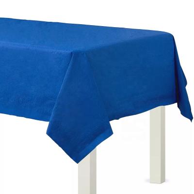 China Waterproof Paper Plastic Disposable Table Cloths Patch Roll for sale