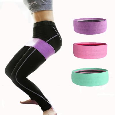 China Body Buliding Purple Series 3 Piece Set Stretch Bands Yoga Sports Exercise Band Wholesale Custume Resistance Training Exercise Yoga Bands for sale