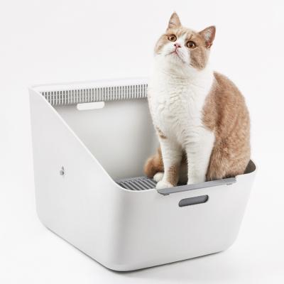 China Stocked PETKIT New Luxury Detective Automatic Deodorizing Cat Litter Box With Easily Detach And Clean for sale