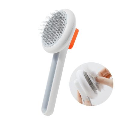 China Sustainable PETKIT Dog Cat Comb Pet Hair Grooming Brush Can Remove The Hair Easily for sale