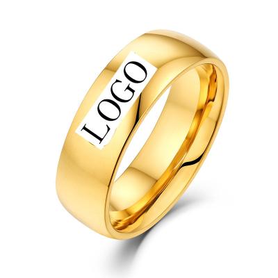 China Stainless Steel Sports Ring Hollow Hook Ring Trendy Custom Jewelry Up-to-date Rings For Men for sale