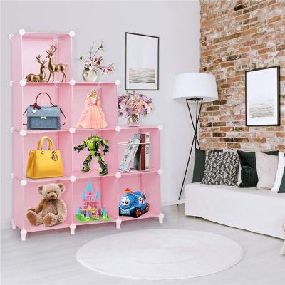 China Stored Cube Storage 9-Cube Closet Organizer Storage Shelves Cubes DIY Organizer Shelf Bookcase for sale