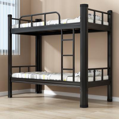 China Double Deck Adjustable Adult Bed Bunk Beds Heavy Duty Normal Platform Bed Hierro Camas Modernas Modernas Double for sale