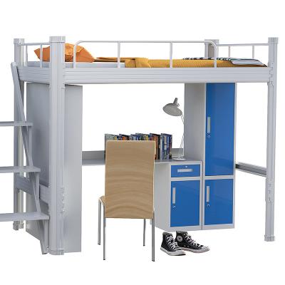 China (Size) adjustable loft single bed with adult literas baratas gabinete de metal sale loft beds desk and shelf loft bed desk for sale