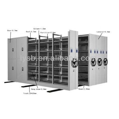 China Commercial Double Side Mobile Furniture Archive Cabinet. Metal Mobile Shelving /Compactor Shelving for sale