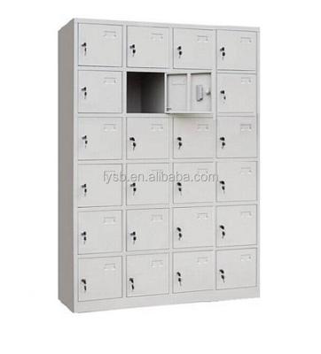 China office 24 shuangbin door metal locker style storage cabinets / vending machine gray lockers for sale