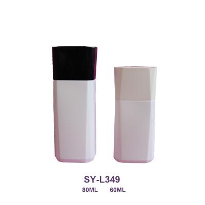 China 60/80ml Personal Care Plastic PE Special Design Irregular Shape With Skin Care With Oil Lotion Bottle L349 for sale