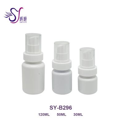 China For Empty Lotion PET Bottle 120ml 50ml 30mlML Pump Cap Bottle B407 for sale