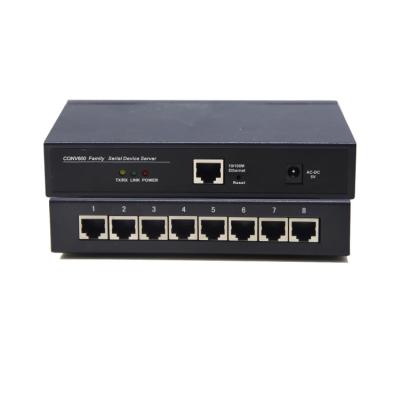 China FTTH CATVSCOPE 8 Ways Batch Gateway Support RS232/RS422/RS485 To IP CONV608M Series 8 Channel Modular Device Networking Serial Server for sale