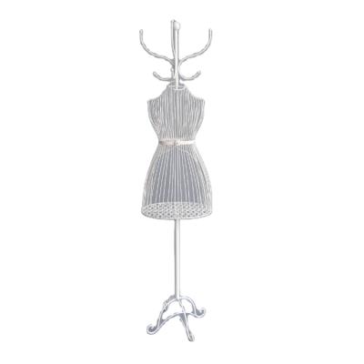 China Hard Luxury Exquisite Mannequins Boutique Clothing Display Hanger Hook Coat Rack for sale