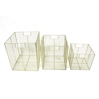 China China Supplier Iron Art Wire Minimalism Fruit Household Metal Storage Desktop Basket for sale