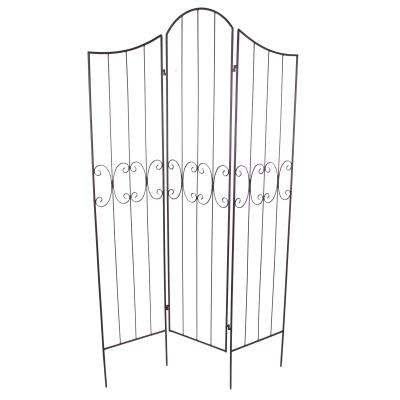 China Retro and Nostalgic Metal Shutter Dividers Indoor Outdoor Folding Room Divider Screen / Old Furniture for sale