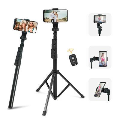 China Digital Camera Photography Ring Light Stand 1.6 Meters Tripod Holder Travel Mobile Phone For Live Streaming Tiktok for sale