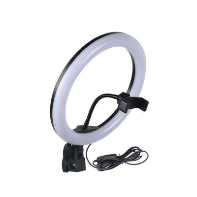 China Customization Accepted Photo Color Sufficiency Selfie Selfie Beauty Three Light Stand 6 Inch Optional Two-color LED Ring Light Portable Mobile Phone Led Ring for sale