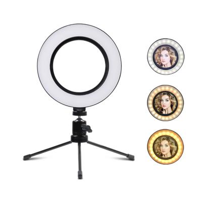 China Factory manufacture mini 6inch 16cm led ring lights aros de luz circle selfie led para fotos fill light for tiktok youtube video fotos fill light for sale