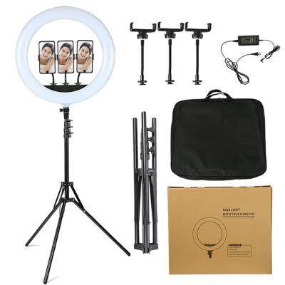 China Dimmable Photography 18 inch 55w ring light photography studio 5500k ring light for live show led ring light for sale