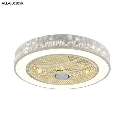 China Modern Living Room Ceiling Fan Lights Dining Room Bedroom Living Remote Control Fan Lamps Invisible Ceiling Lights Fan Lighting Small Office for sale