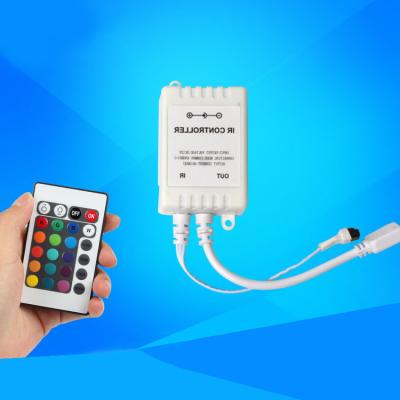 China RGB led strip good quality factory price IR RGB 72W remote controller for led strip for sale