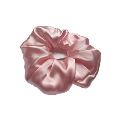 China Factory Price Soft Candy And Cute Pure Natural Silk Hair Ties Elastic Hair Bands for sale