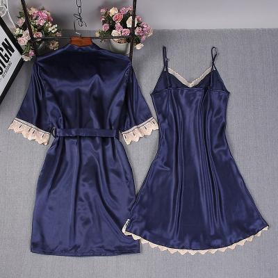 China New Design Top Selling QUICK DRY Long Dress Custom Made Chinese Silk Bridesmaid Home Suit Skin-friendly And Comfortable Long for sale