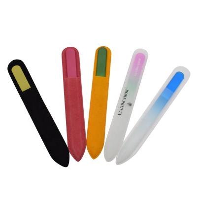 China Life Time Can Be Used Hot Sale Permanent Glass Nail File With Eco-friendly EVA Pouch for sale