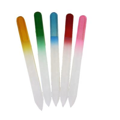 China Life Time Can Be Used Wholesale Permanent Glass Nail File With Eco-friendly EVA Pouch for sale