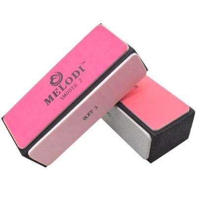 China Easy Time Can Be Used Best Selling Four-sided Square Polished Nail Files On Side Korea Amazon Nail Pad for sale