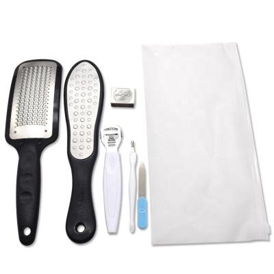 China Eco - Friendly Stainless Steel Foot File For Home Foot Care 6 Piece Set for sale