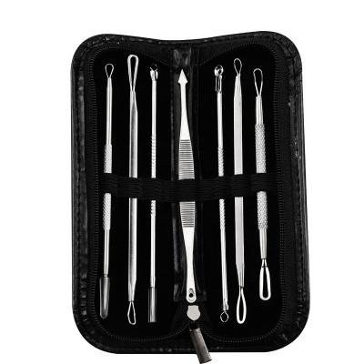 China Life Time Can Be Used Professional High Quality Hot Selling Portable 7 Pcs Stainless Steel Acne Needle Set for sale