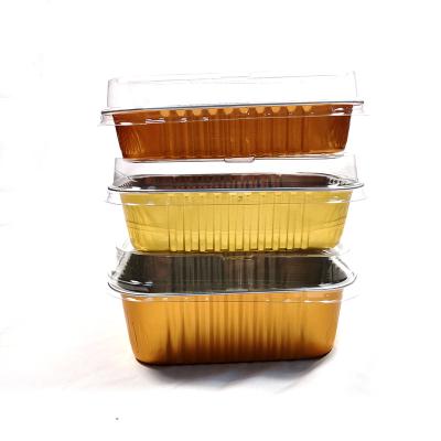 China Eco-friendly Food Grade Tray/Box/Container/Food Grade Bowls/Packaging/Dishes/Packaging/Disposable Takeaway Food Bowl Aluminum Foil Cup for sale