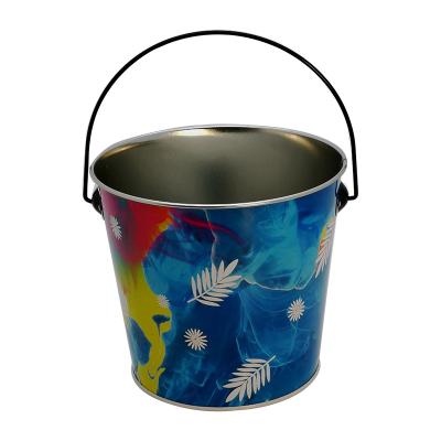 China Morden Party Decoration Mini Ice Bucket Metal 5l Bucket Galvanized Beer Moet Ice Bucket Keg Cooler for sale