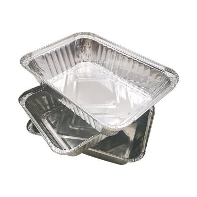 China Food Pan With Multi Capacity Home Disposable Or Party Use Aluminum Foil Dish for sale