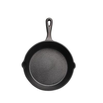 China General Use For Gas Iron And Induction Cooker One Piece Frying Pan With Traditional Chinese Craft Non Stick Folk Frying Pan for sale