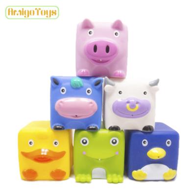 China Sorting the soft toy block animal set for sale