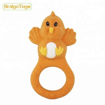 China Soft Toy Natural Non-PVC Latex Baby Teether Toys For Infant for sale