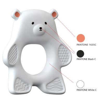 China Bath Toy Fatory Design BPA Free Natural Rubber Baby Toys Chewable Teething Toy for sale